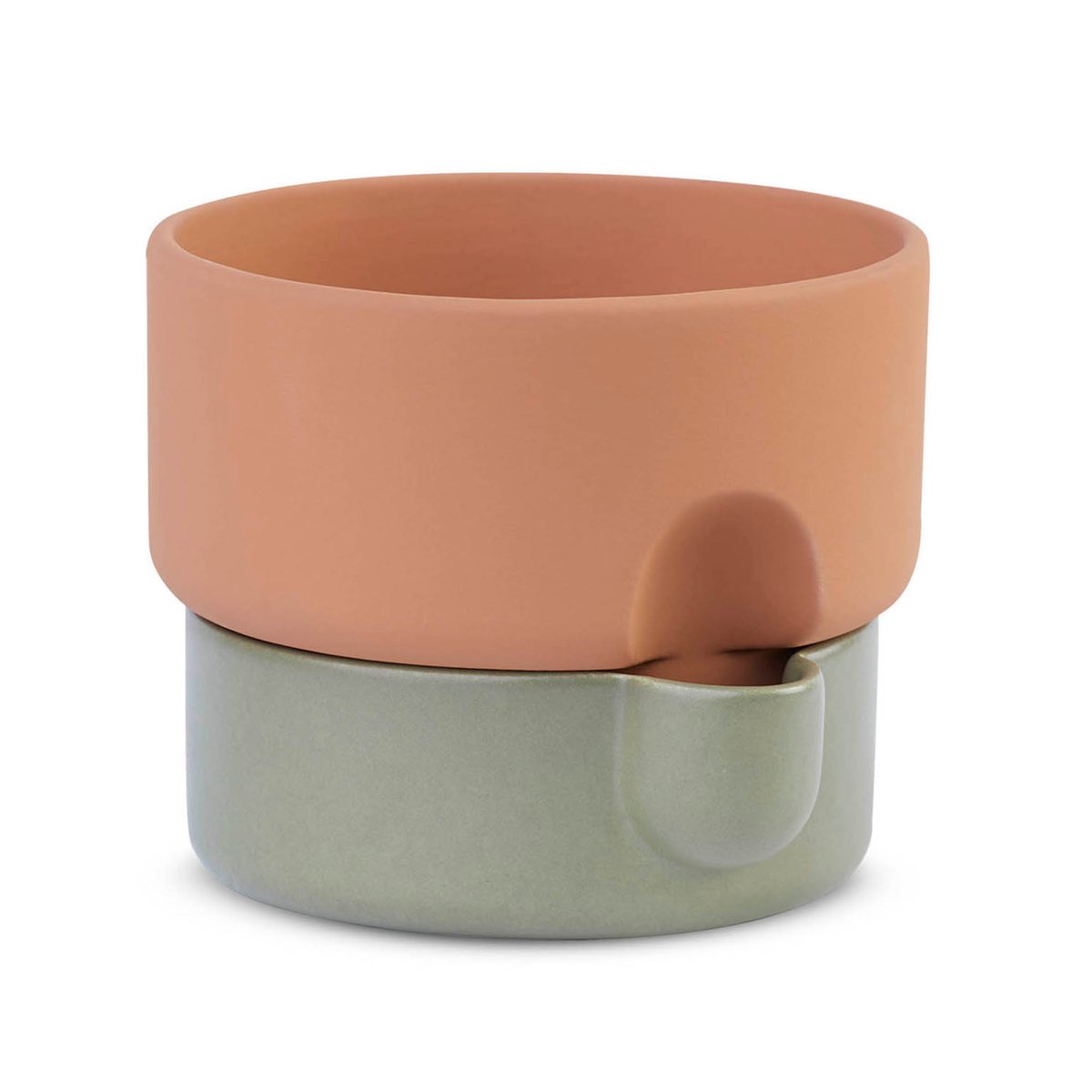 Bilde av Northern Oasis selvvannende krukke medium Ø20.5 cm Terracotta-Grønn