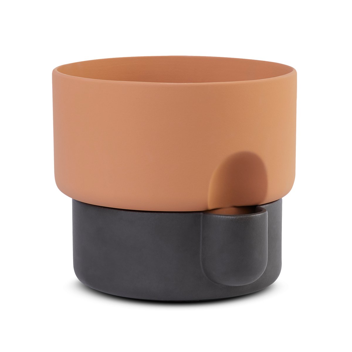 Bilde av Northern Oasis selvvannende krukke medium Ø20.5 cm Terracotta-Mørkebrun