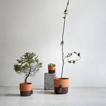 Oasis selvvannende krukke medium Ø20.5 cm - Terracotta-Mørkebrun - Northern