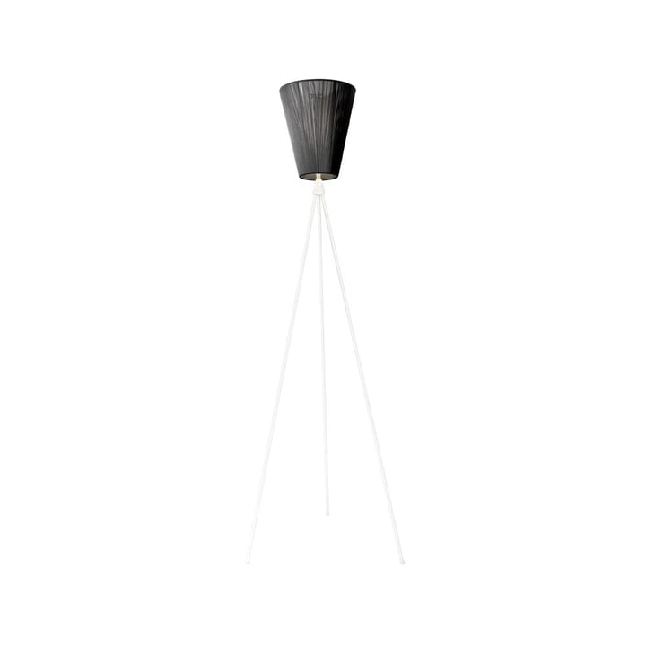 Oslo Wood gulvlampe - Black, matt hvitt stativ - Northern