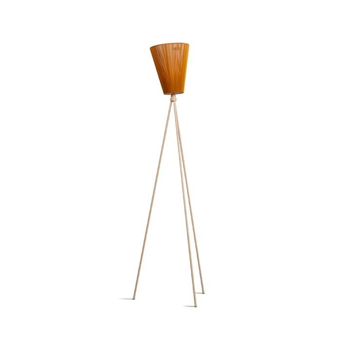 Oslo Wood gulvlampe - caramel, beige stativ - Northern