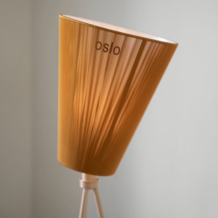 Oslo Wood gulvlampe skjerm, Caramel Northern