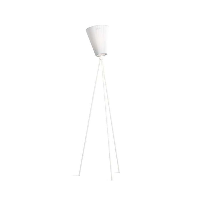 Oslo Wood gulvlampe - White, matt hvitt stativ - Northern
