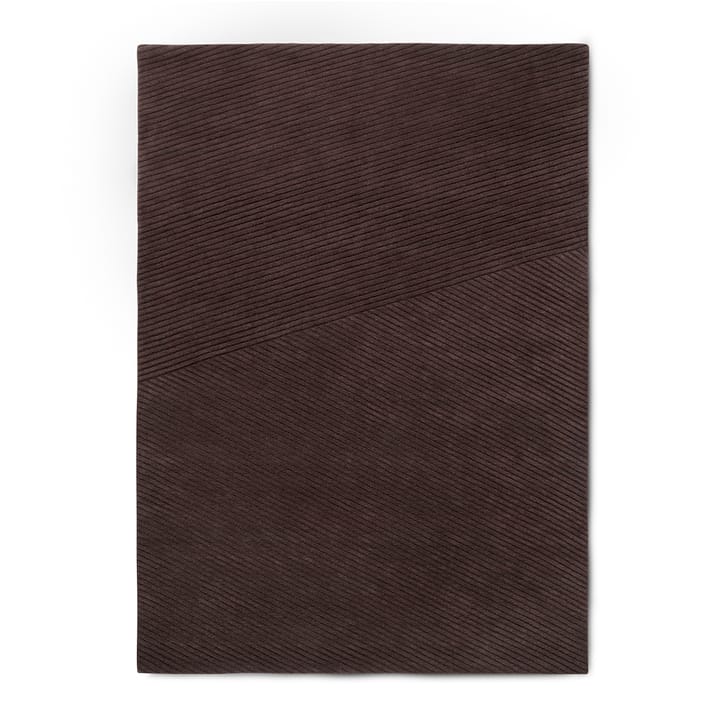 Row gulvteppe medium 170x240 cm - Mørkebrun - Northern