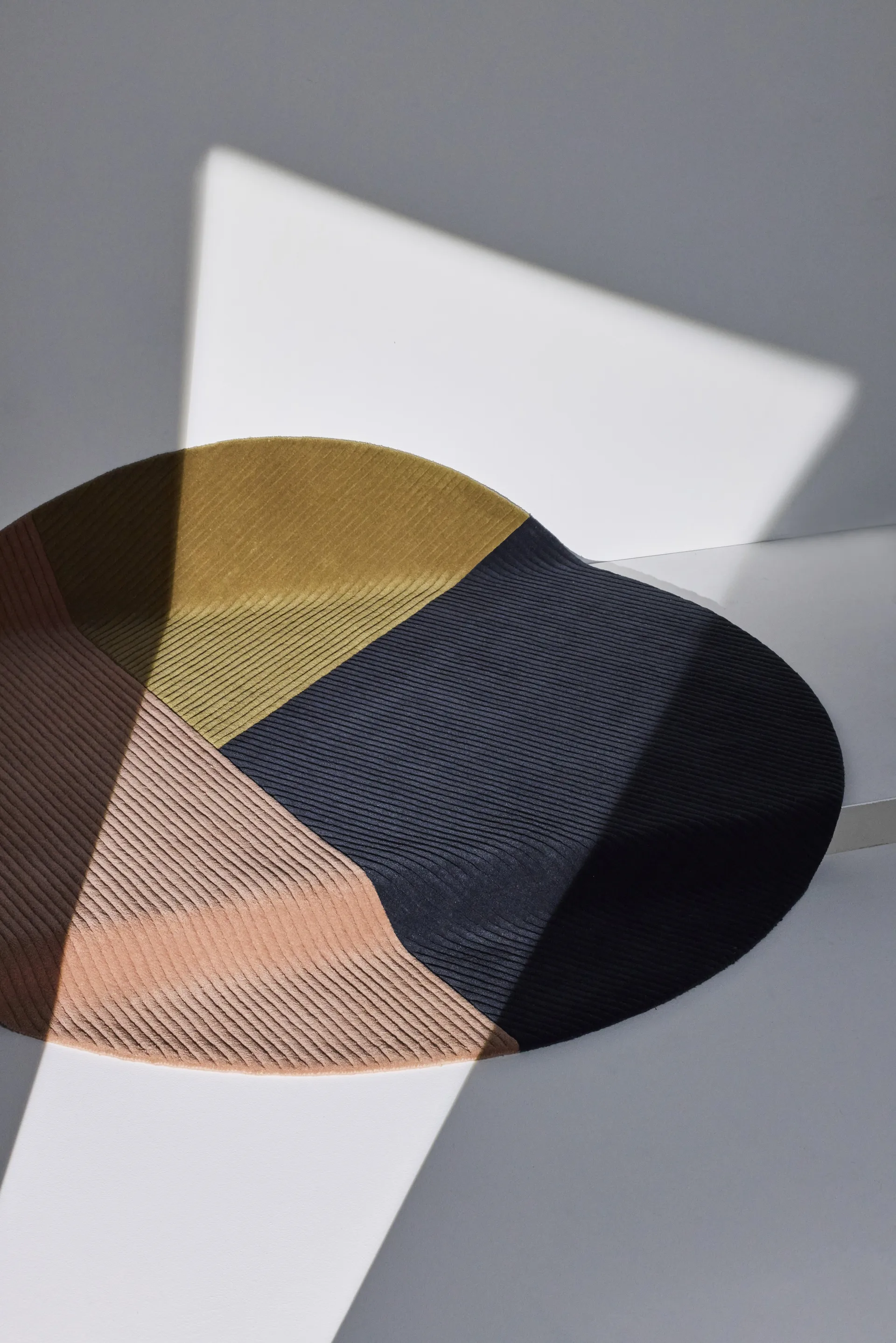 Row gulvteppe rund Ø200 cm, Trio Northern