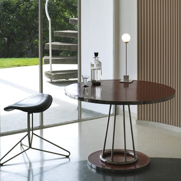 Snowball gulvlampe - steel, hvitt opalglass - Northern