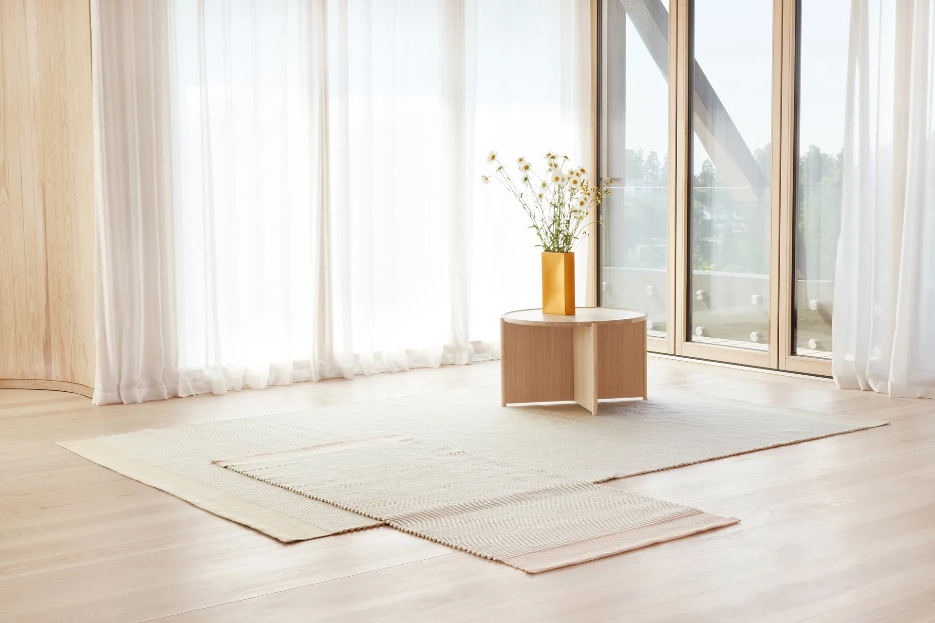 Spool teppe 200x300 cm, Grey-yellow Northern