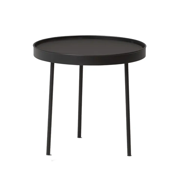 Stilk salongbord svart medium Ø44 cm H:42 cm - Northern