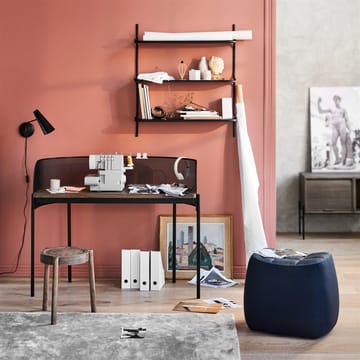 Wired vegghylle - svart - Northern