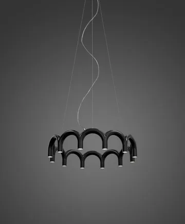Arch circle takpendel Ø 76 cm - Black, Ø98 cm - Oblure