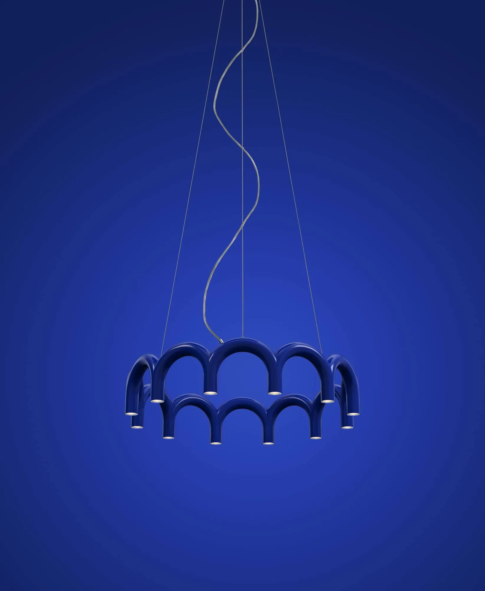 Arch circle takpendel Ø 76 cm, Blue, Ø98 cm Oblure