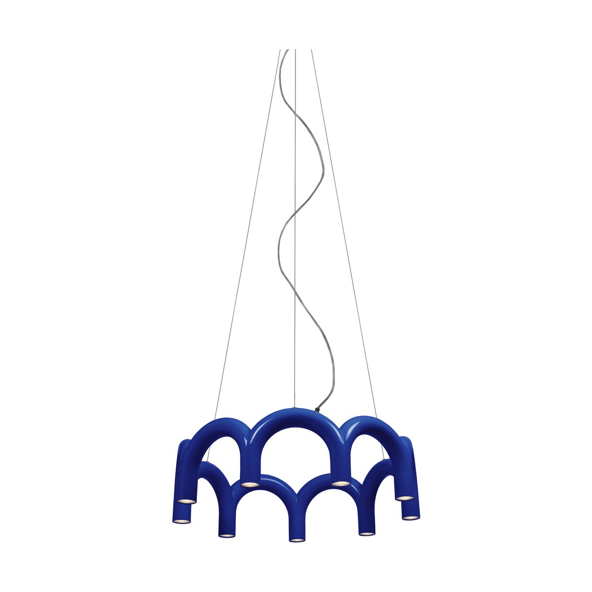 Bilde av Oblure Arch circle takpendel Ø 76 cm Blue