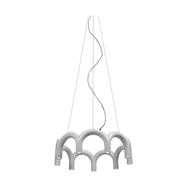 Arch circle takpendel - White, Ø76 cm - Oblure