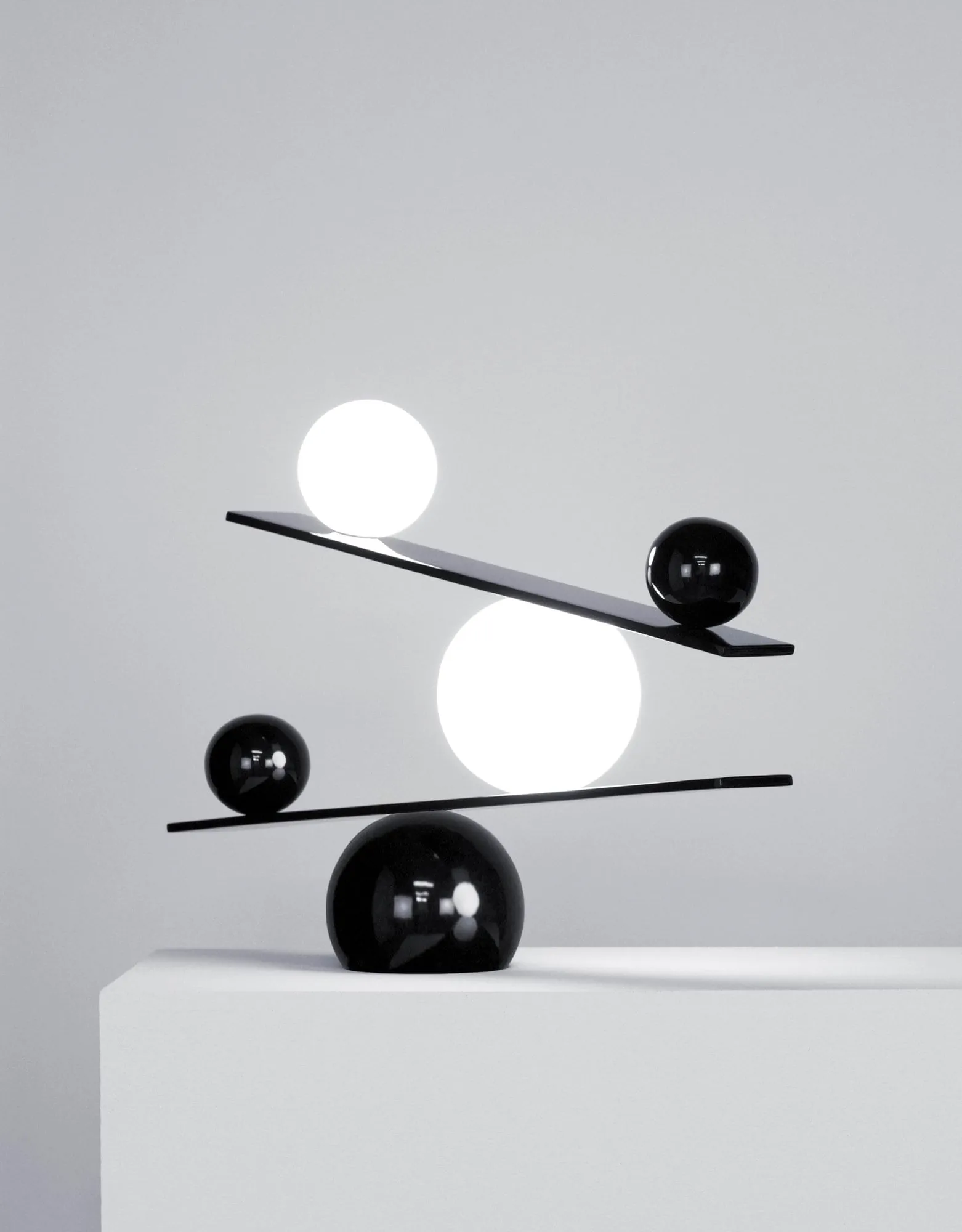 Balance bordlampe, Black, v2 Oblure