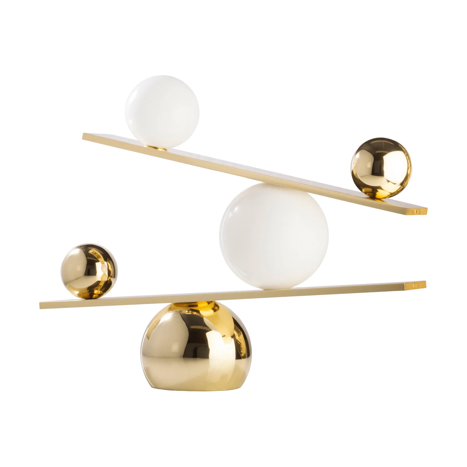 Balance bordlampe, Messing, v2 Oblure