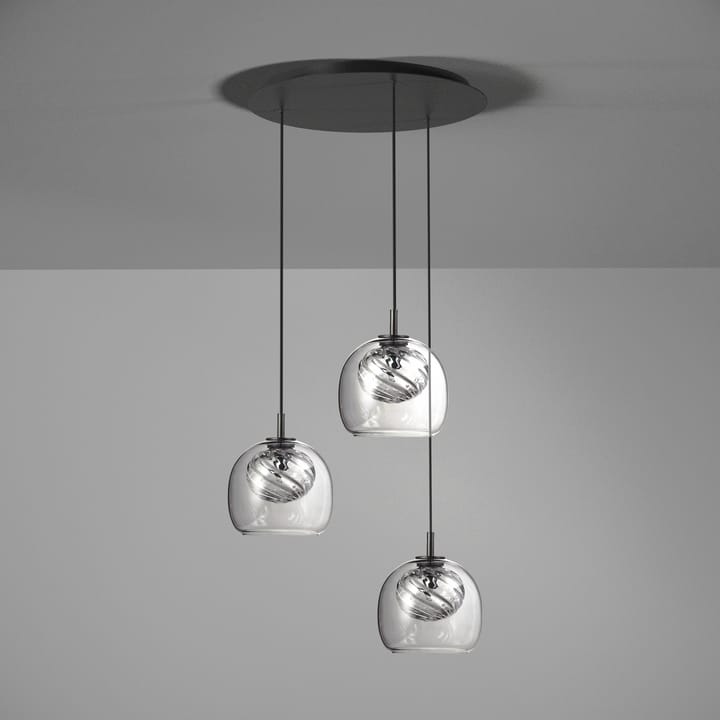Inside triplette takpendel, Grey Oblure