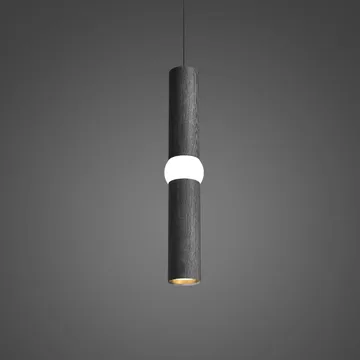 Lightbone pendel - Medium 53,8 cm, black oak - Oblure