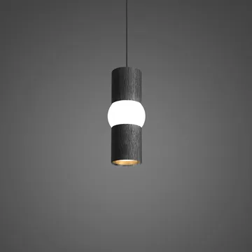 Lightbone pendel - Small 24 cm, svart eik - Oblure