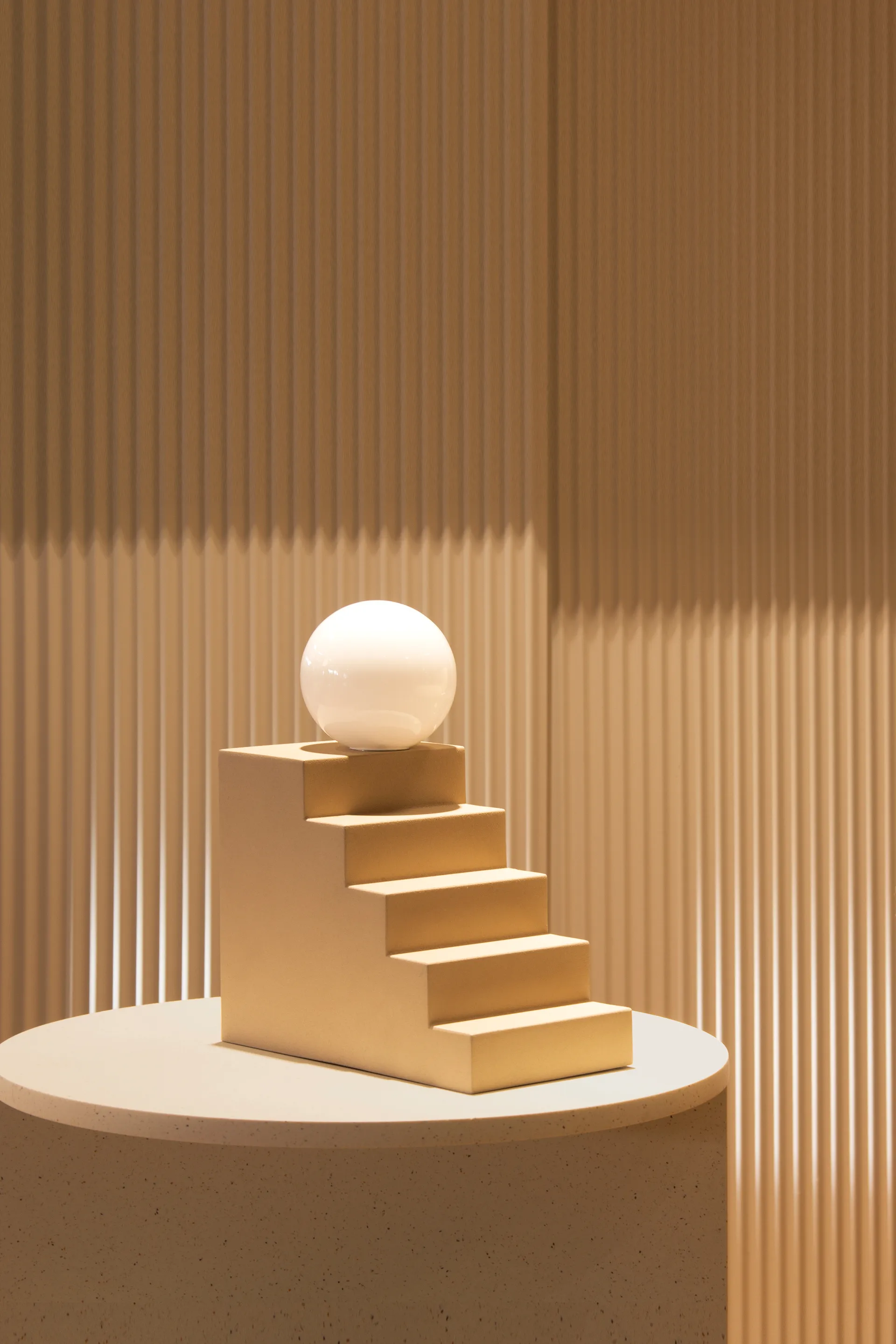 Stair bordlampe, Beige Oblure