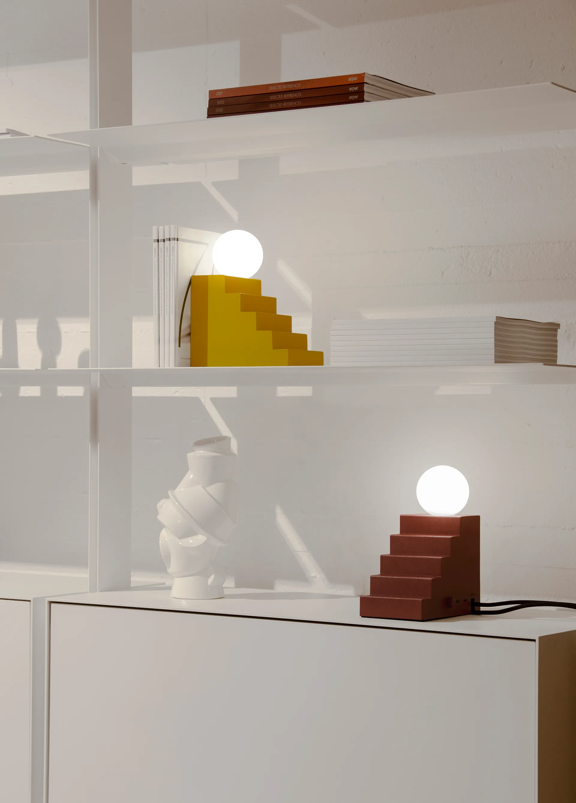Stair bordlampe, Mello yellow Oblure