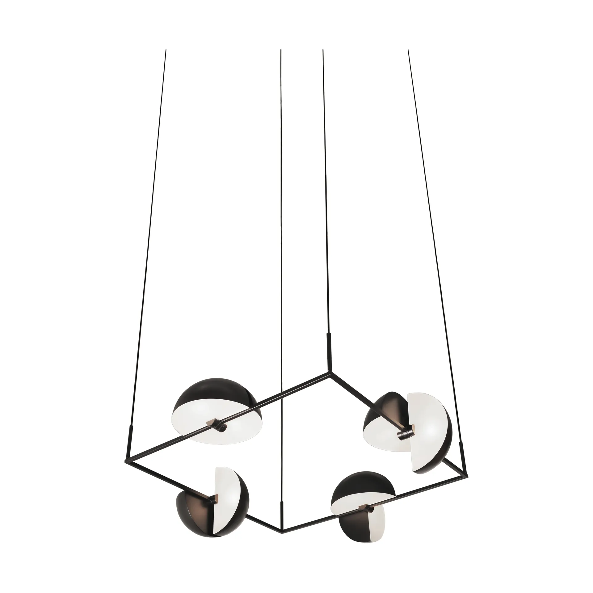 Trapeze quertette takpendel 113,5 x 113,5 cm, Black Oblure