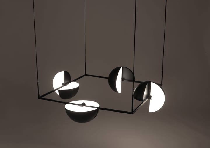 Trapeze quertette takpendel 113,5 x 113,5 cm, Black Oblure