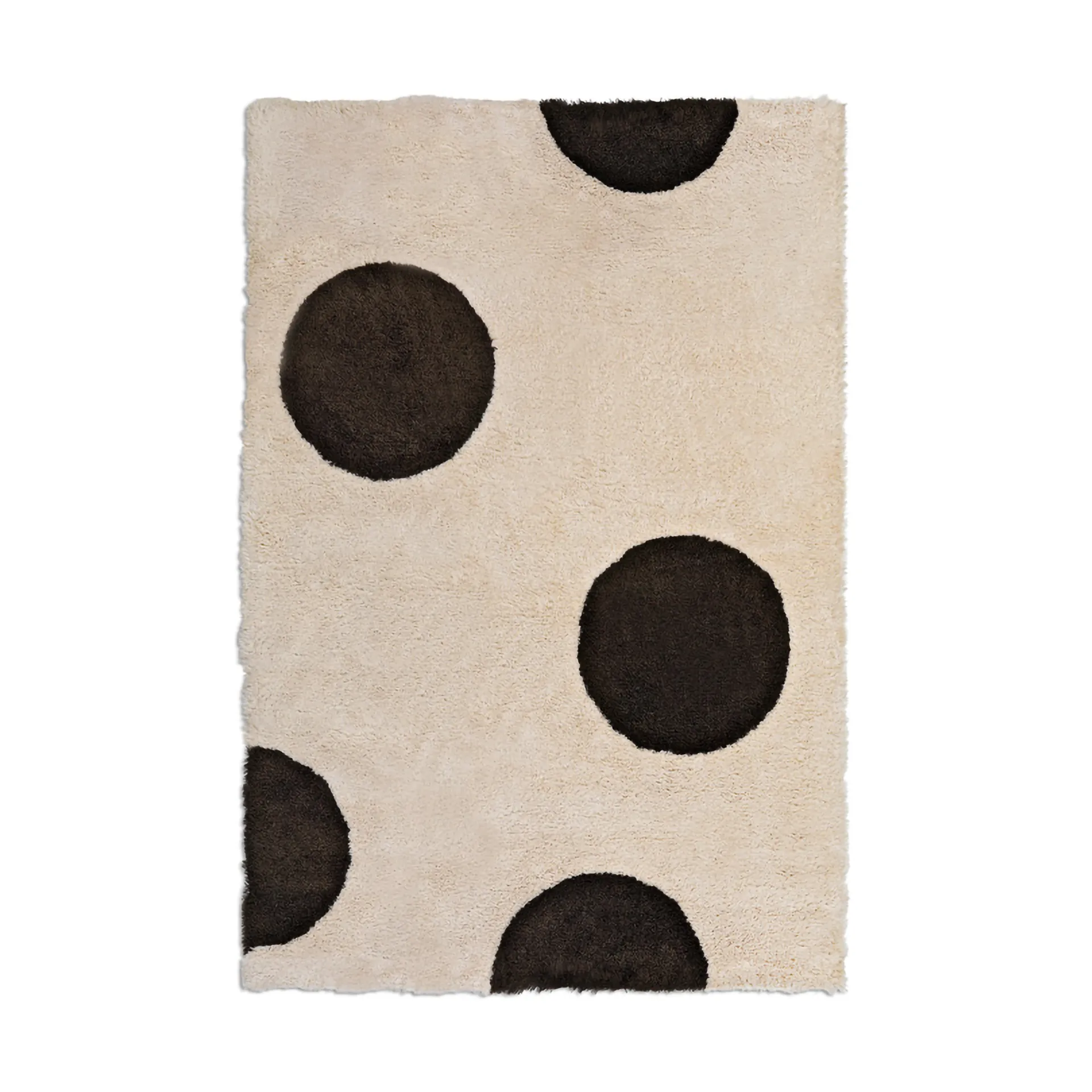 ODC Dot Big Scale ullteppe, Beige brown, 170x240 cm Ogeborg