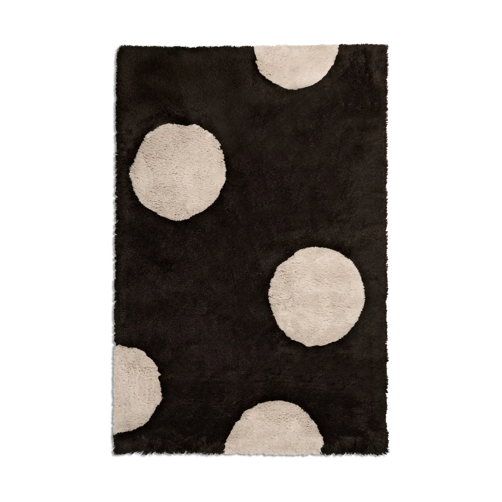 ODC Dot Big Scale ullteppe, Brown beige, 200x300 cm Ogeborg