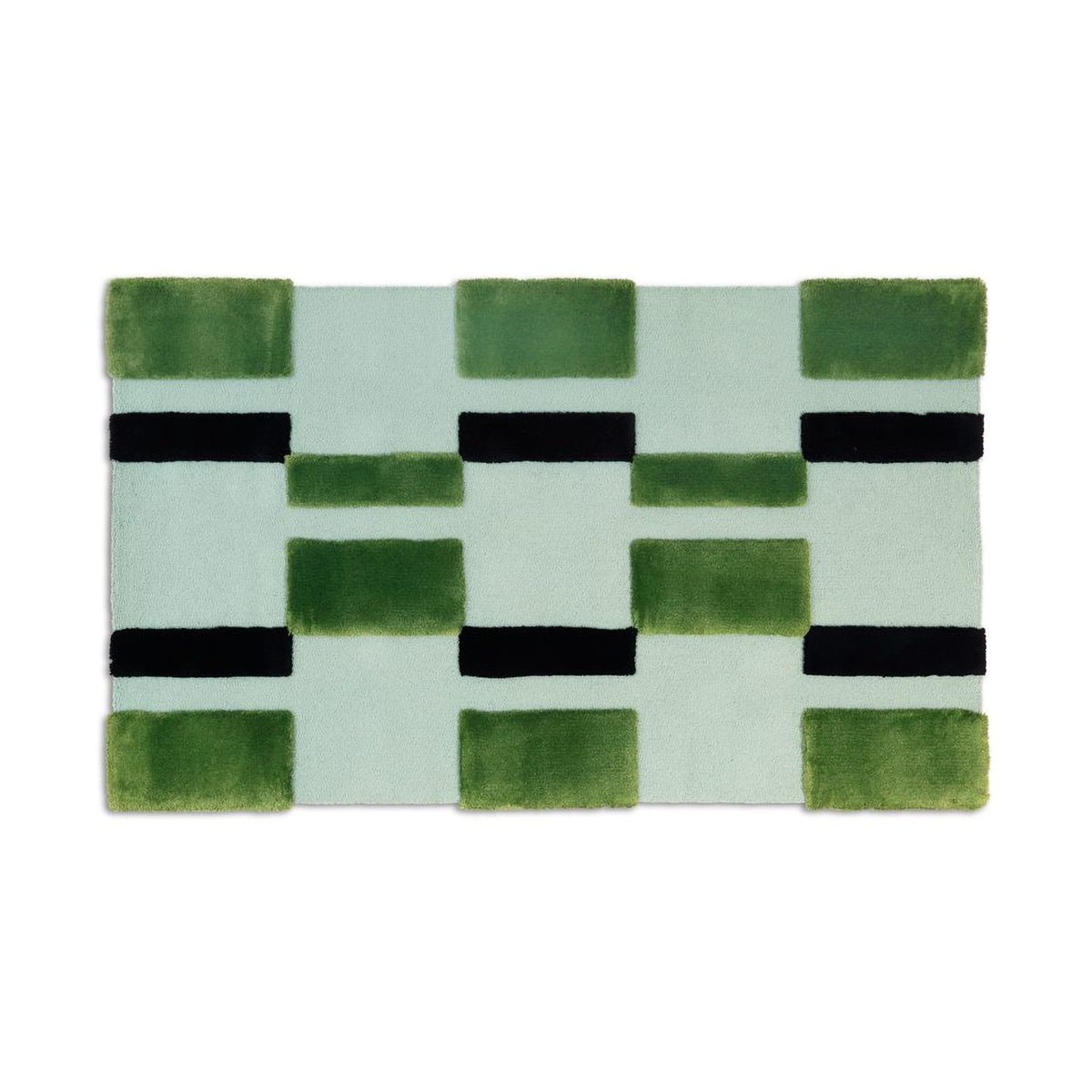 Bilde av Ogeborg ODC Segment Rug Collection Irregular teppe Green-mint-black 200x252 cm