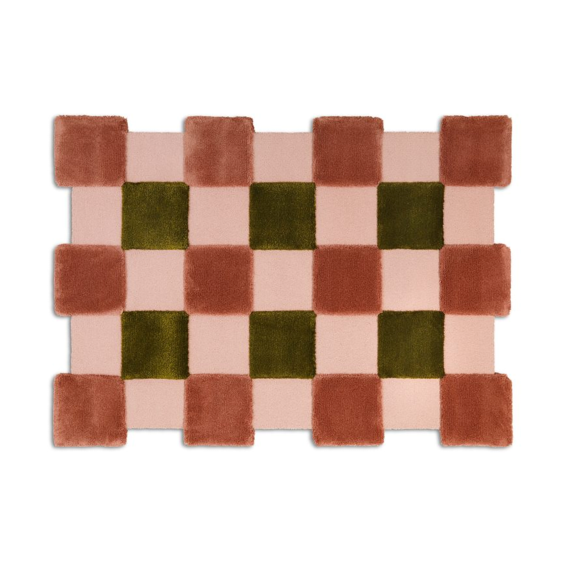 Bilde av Ogeborg ODC Segment Rug Collection Square teppe Apricot-rose-olive 196x252 cm