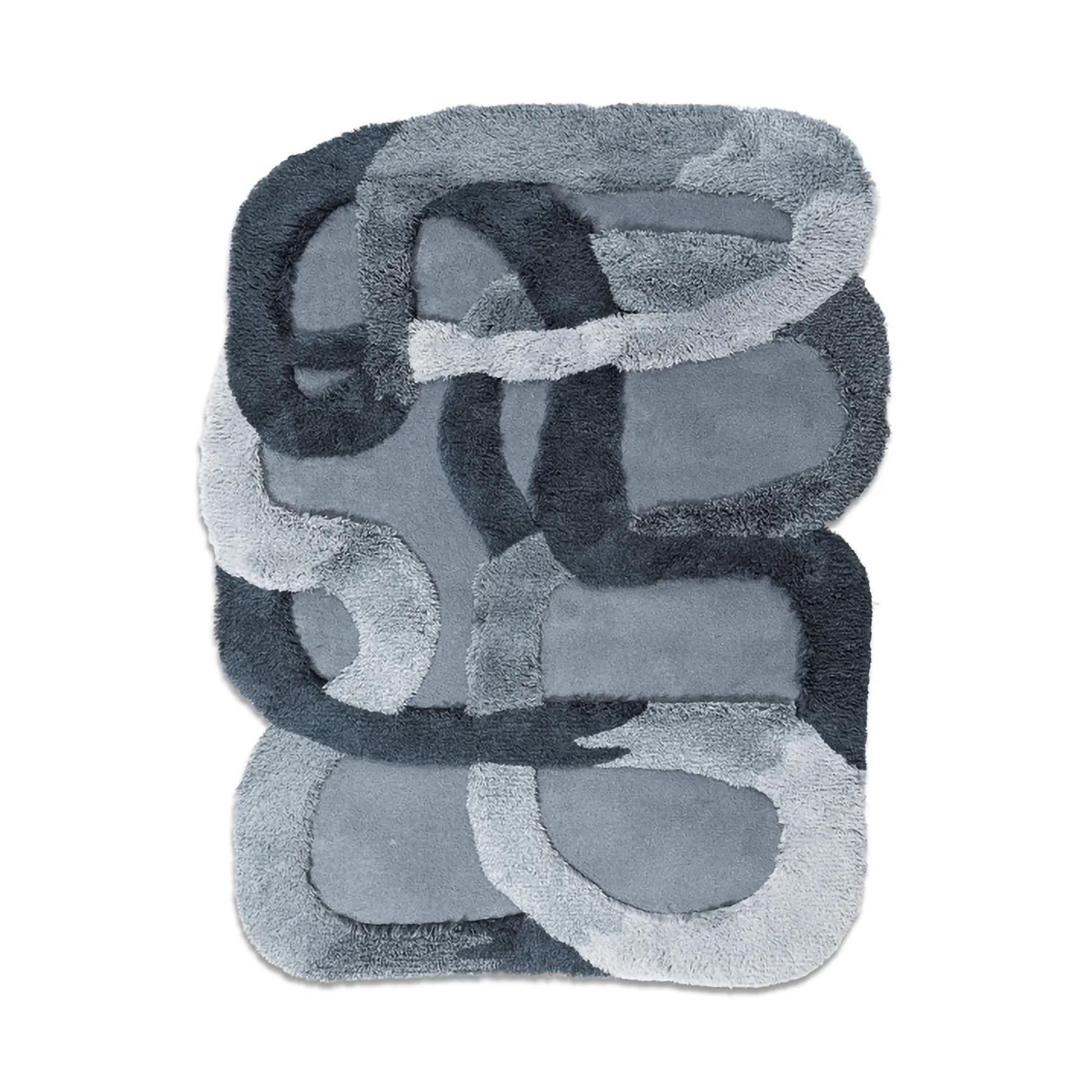 The Tangles ullteppe, Cloudy blue, 170x216 cm Ogeborg