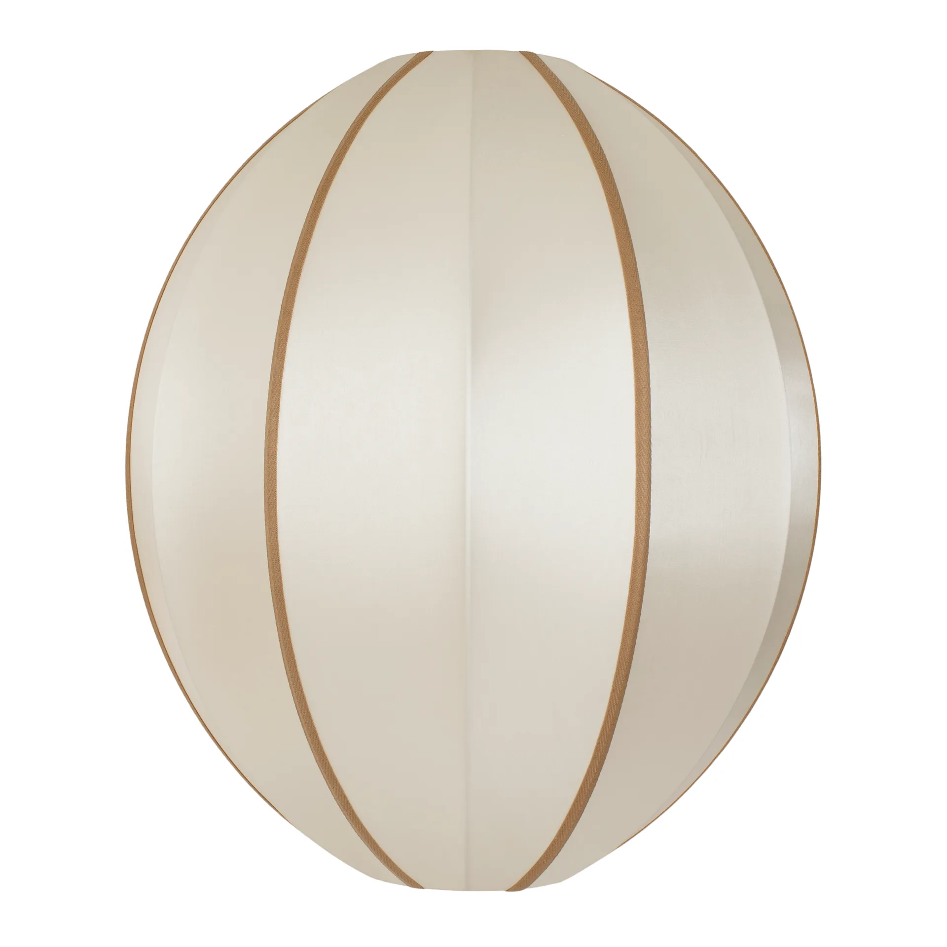Indochina Classic Oval L lampeskjerm, Offwhite-amber Oi Soi Oi