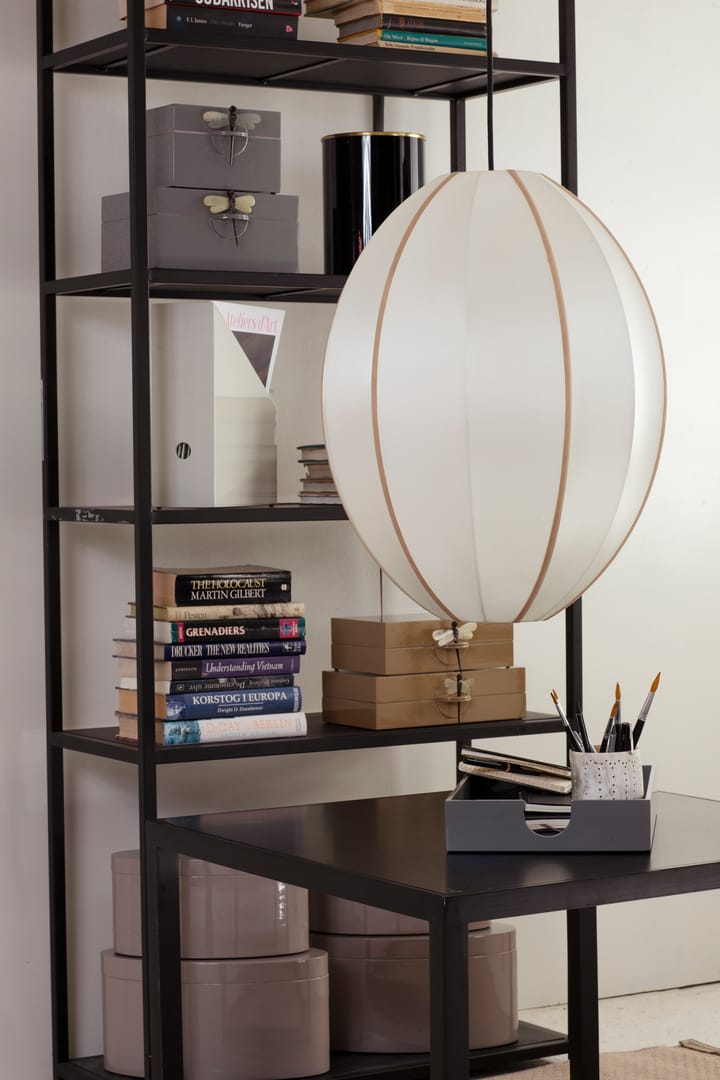 Indochina Classic Oval L lampeskjerm, Offwhite-amber Oi Soi Oi