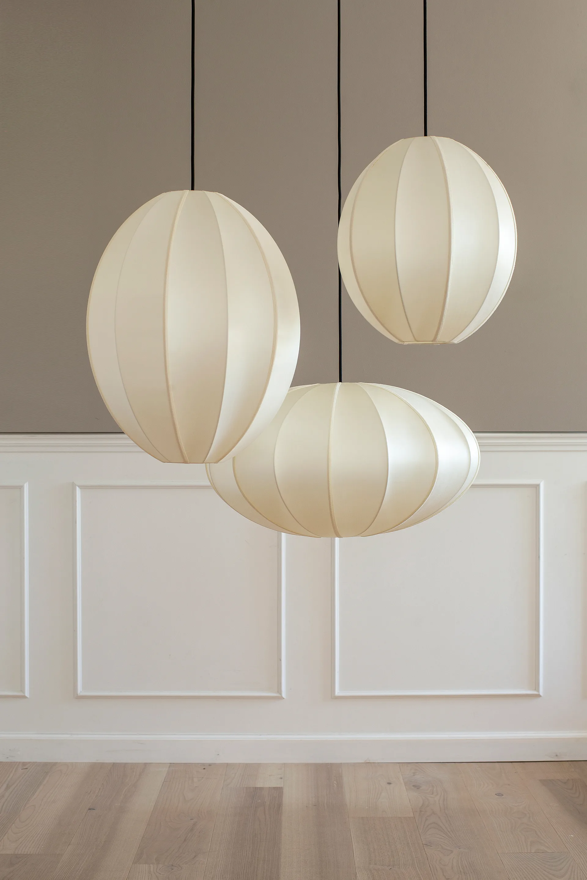 Indochina Classic Oval S lampeskjerm, Offwhite Oi Soi Oi