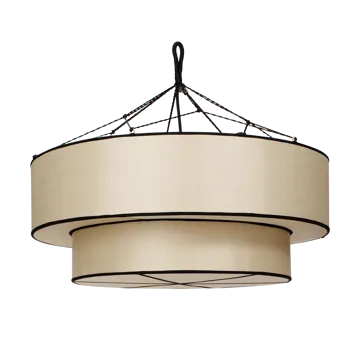 Indochina Classic Tophat lampeskjerm - Kit-black - Oi Soi Oi