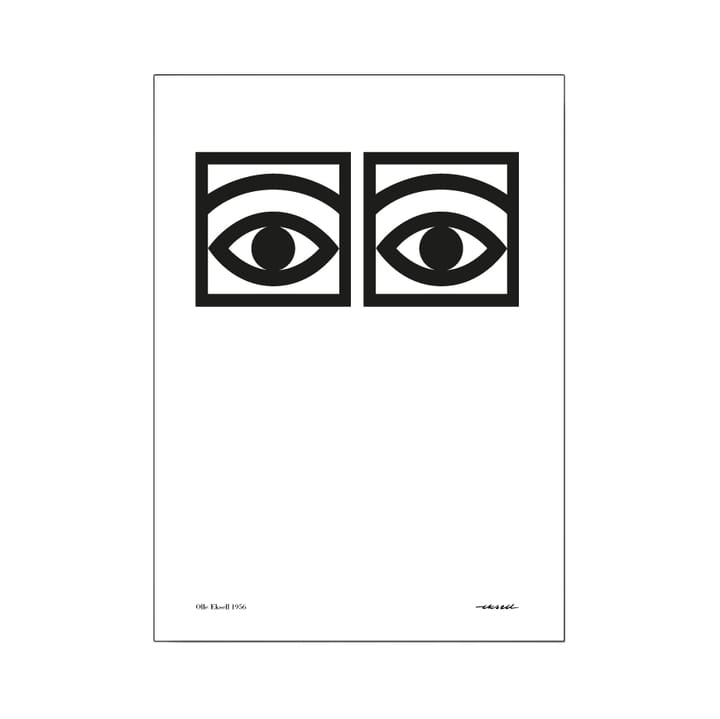 Ögon ett öga plakat - 21x29,7 cm (A4) - Olle Eksell