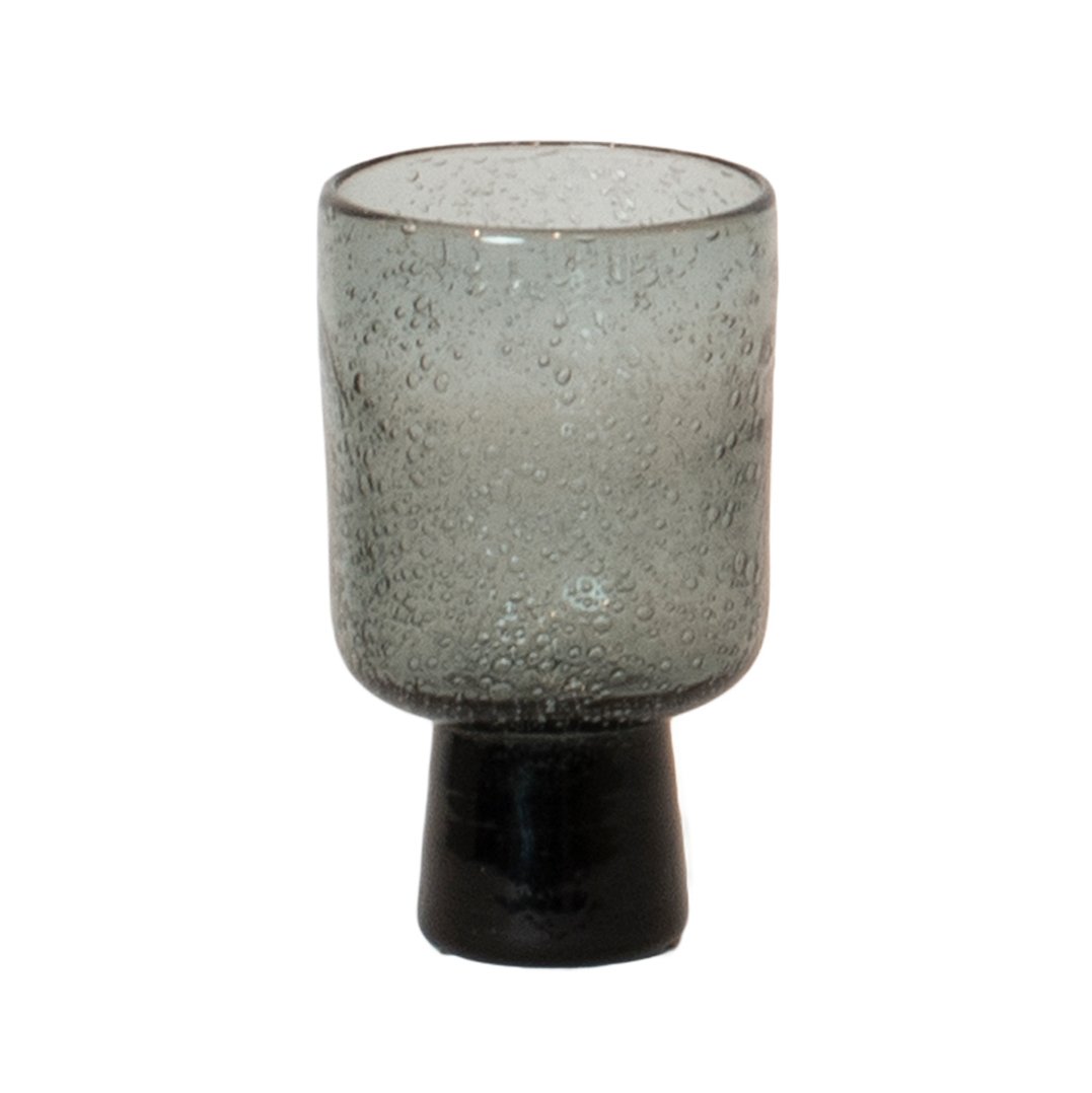 Olsson & Jensen Bari glass på fot Grå | Skandinavisk Design | Vannglass | Grå