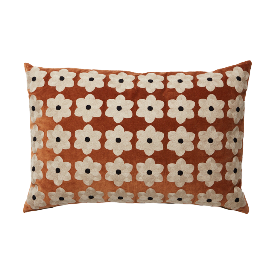Bilde av Olsson & Jensen Daisy putetrekk 40x60 cm Rust