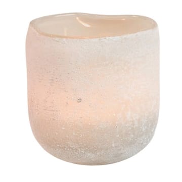 Halde telysholder 8 cm - Hvit - Olsson & Jensen