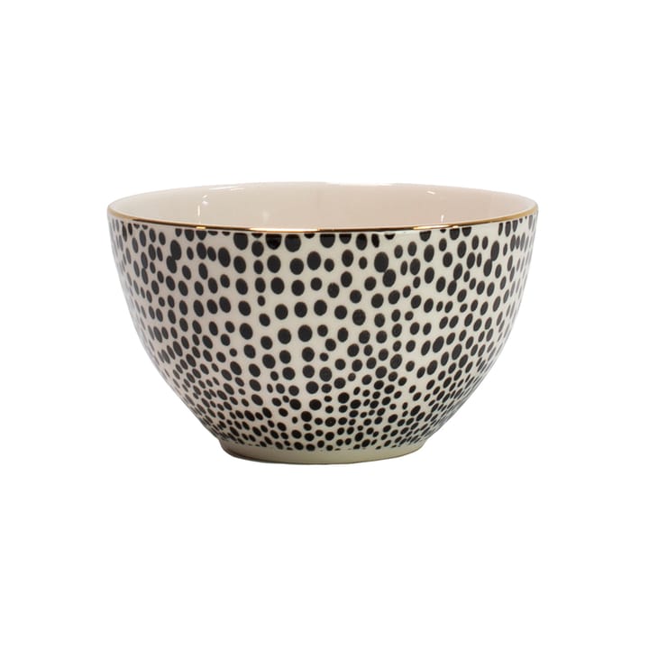 Iris skål Ø12,5 cm - Hvit-svart - Olsson & Jensen