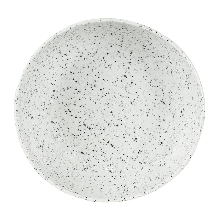 Poppi suppe/pastatallerken, hvit-svart Olsson & Jensen