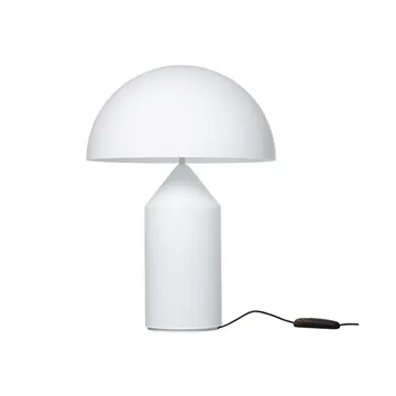 Atollo medium 235 bordlampe glass - Opal - Oluce