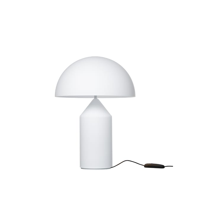 Atollo medium 237 bordlampe glass, Opal, medium Oluce