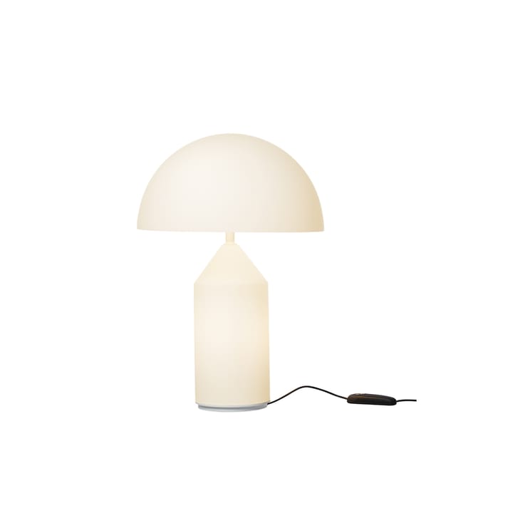 Atollo medium 237 bordlampe glass, Opal, medium Oluce