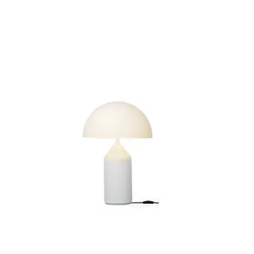 Atollo small 236 bordlampe glass - Opal - Oluce