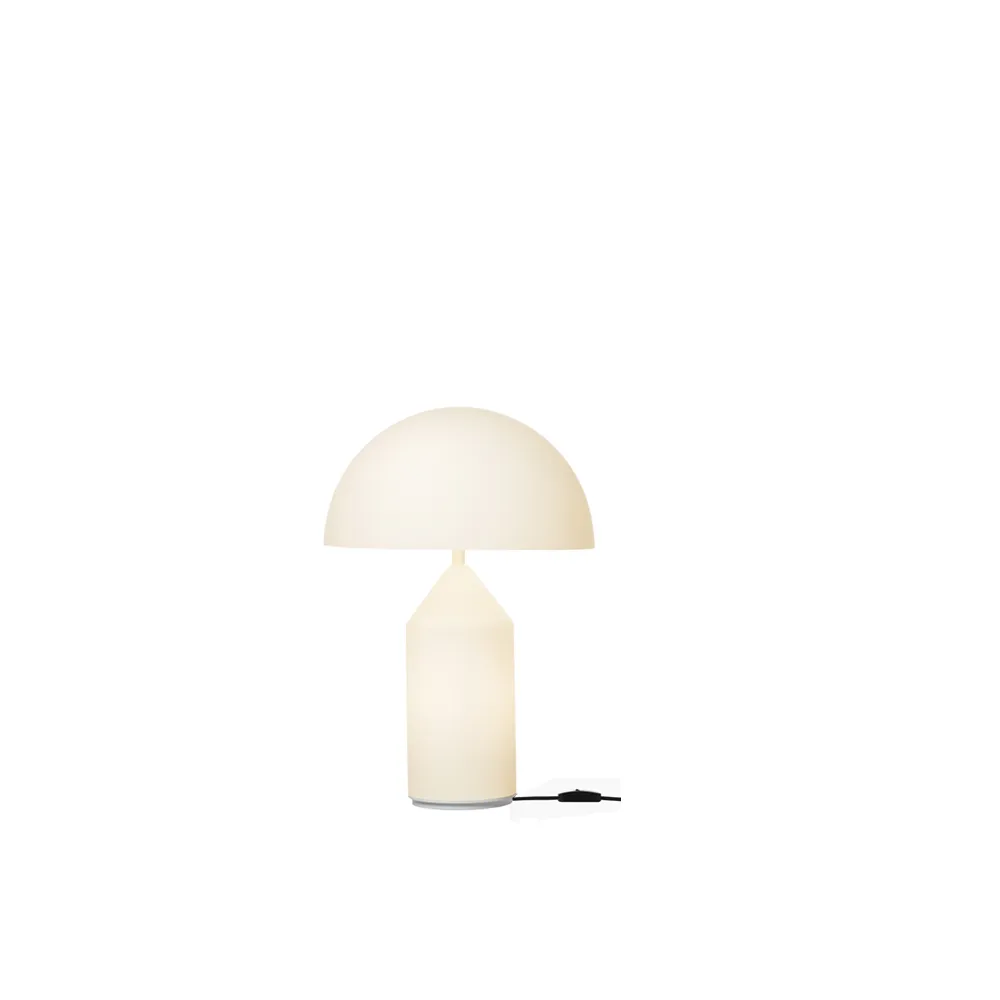 Atollo small 236 bordlampe glass, Opal Oluce