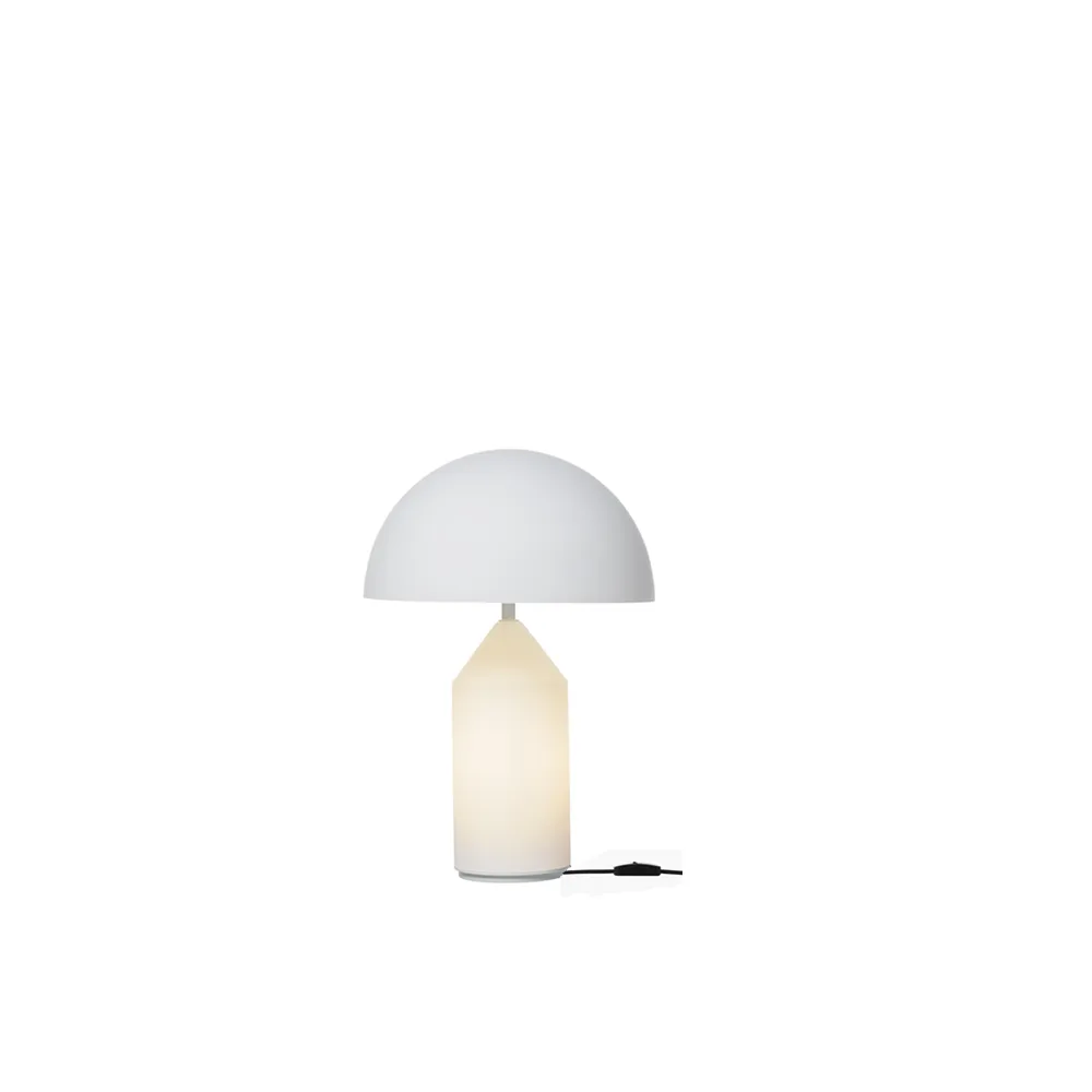 Atollo small 236 bordlampe glass, Opal Oluce