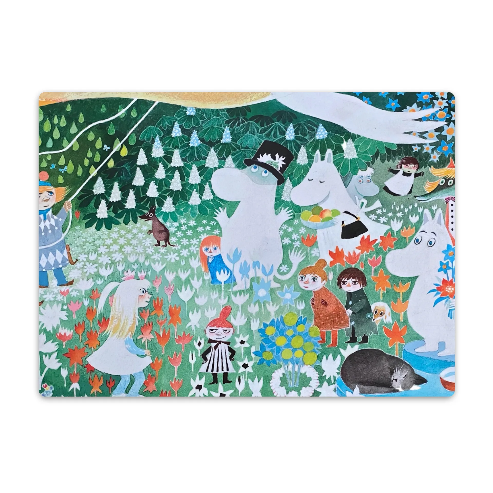 Dangerous journey spisebrikke 40x30 cm, Grønn Opto Design