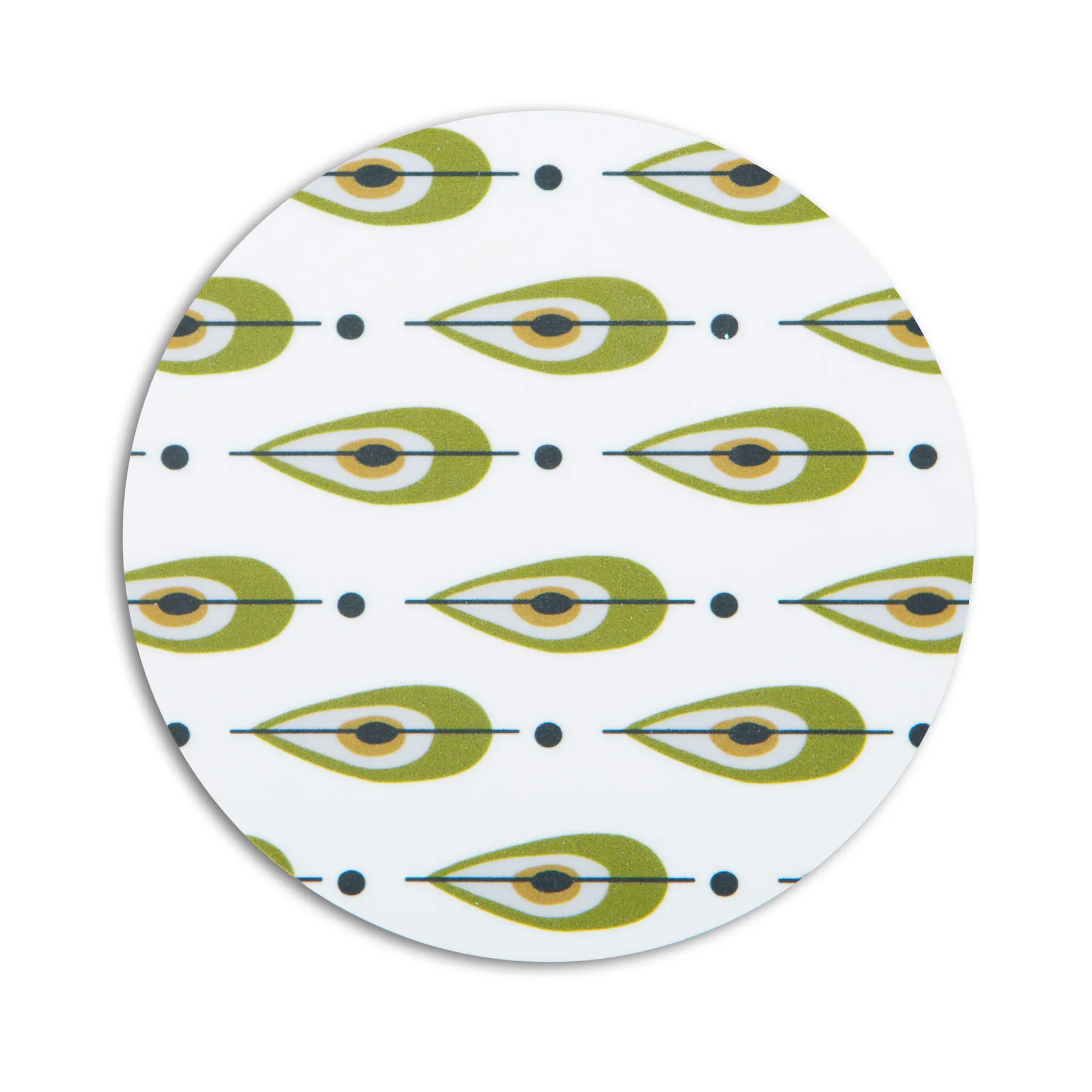 High Pears 1 gryteunderlag 21 cm, Olivengrønn Opto Design