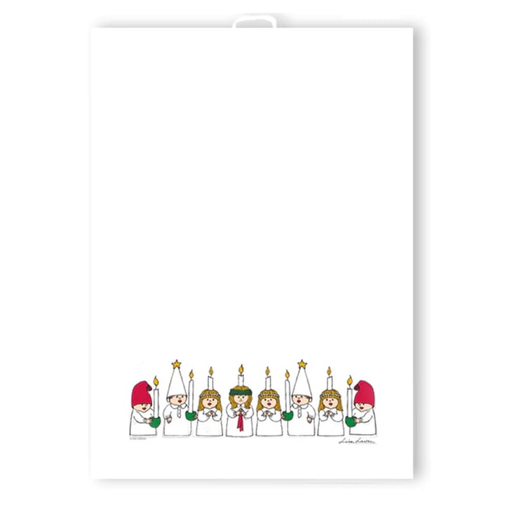 Lucia kjøkkenhåndkle 50x70 cm - Hvit - Opto Design